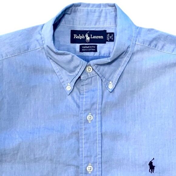 Ralph Lauren Yarmouth Dress Shirt in Light Blue Men’s 16/32-33 - Picture 1 of 7